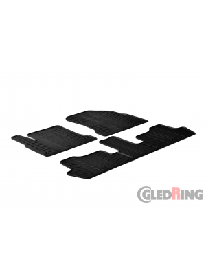 Original Gledring Passform Fußmatten Gummimatten 5 Tlg.+Fixing - Citroen C4 Picasso 2006-2013